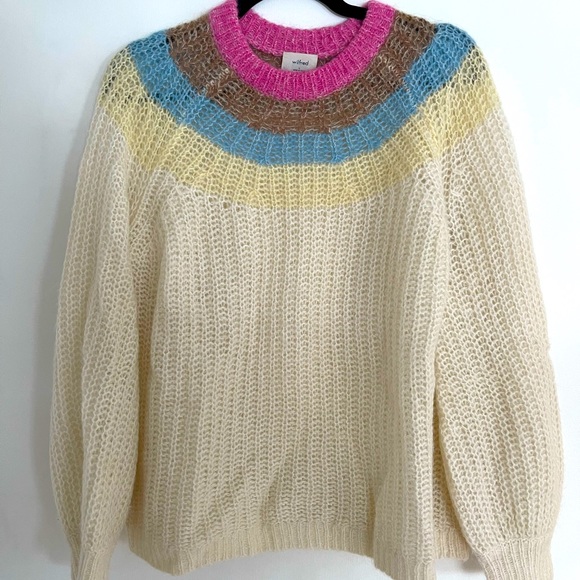 Wilfred | Sweater with coloured neck - Picture 1 of 2
